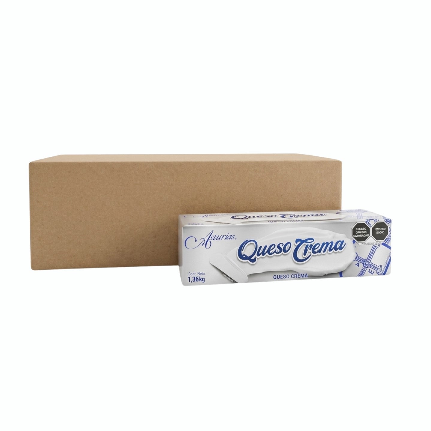 10PZ/1.36KG QUESO CREMA ASTURIAS CAJA
