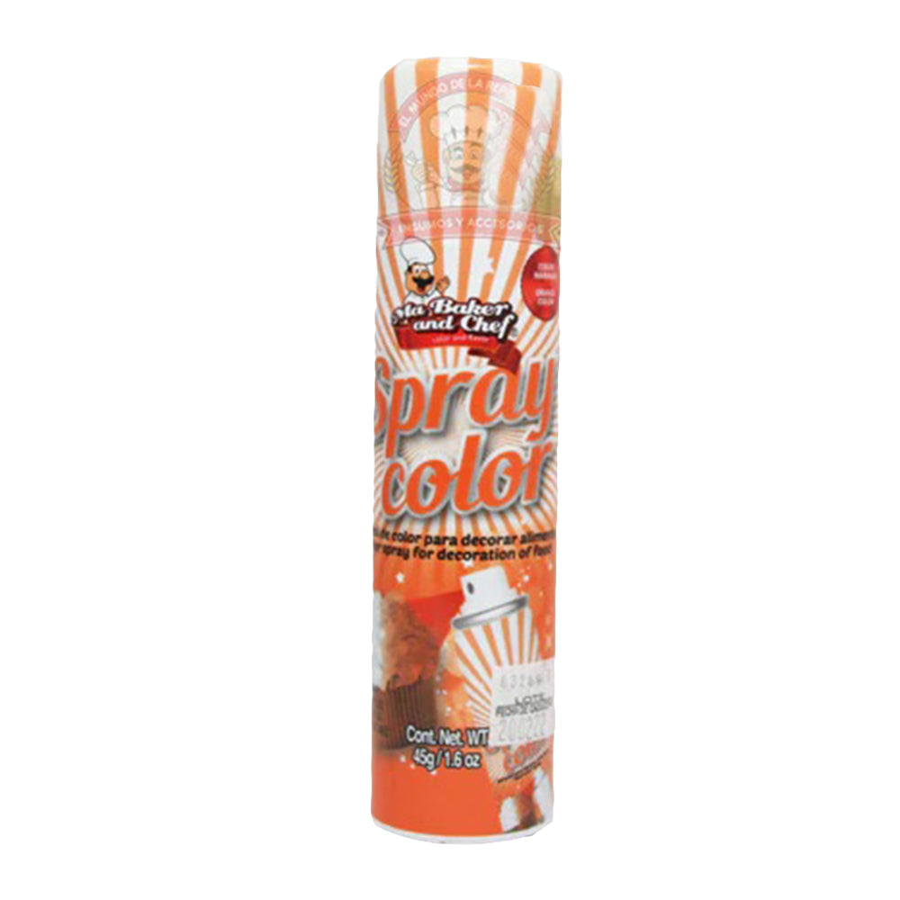 45GR SPRAY MA BAKER COLOR NARANJA PIEZA