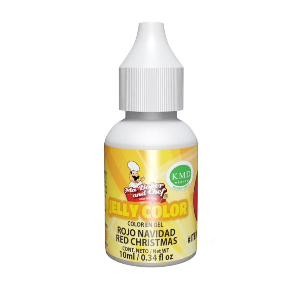 10 ML COLOR JELLY ROJO NAVIDAD PIEZA