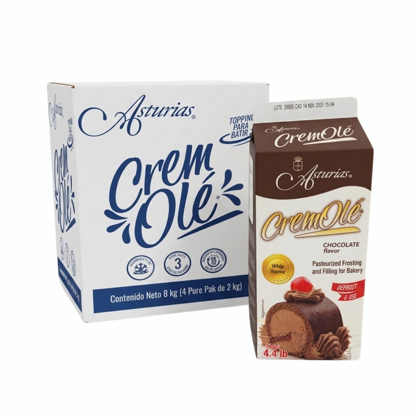 4PZ/2KG CREMOLE CHOCOLATE ASTURIAS CAJA